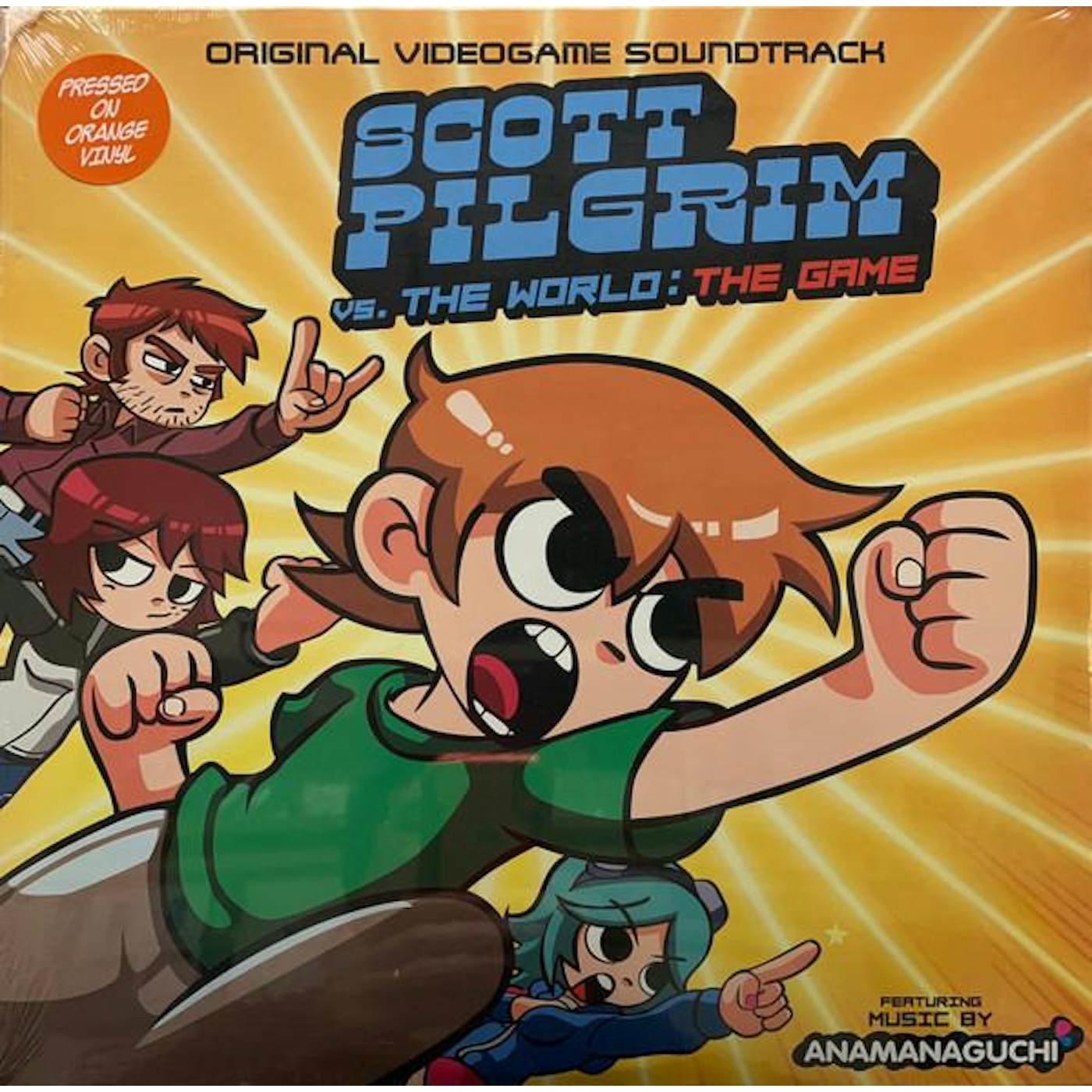 Anamanaguchi Scott Pilgrim Vs. The World: The Game (Original Videogame Soundtrack) (Translucent Orange) Vinyl Record