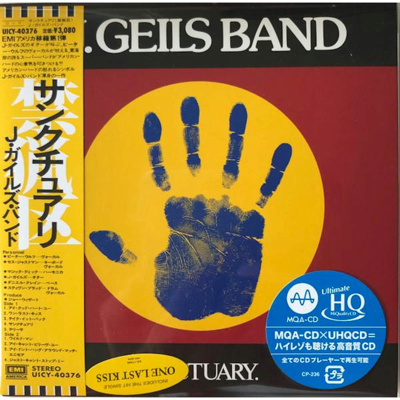 The J. Geils Band SANCTUARY (LIMITED) CD