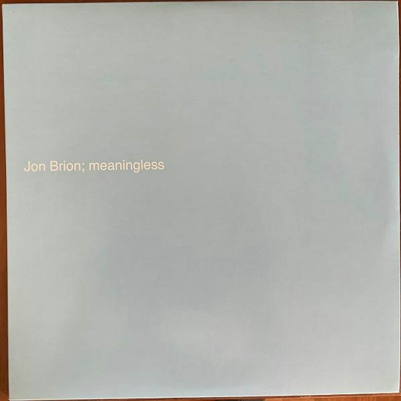 Jon Brion Meaningless Vinyl Record