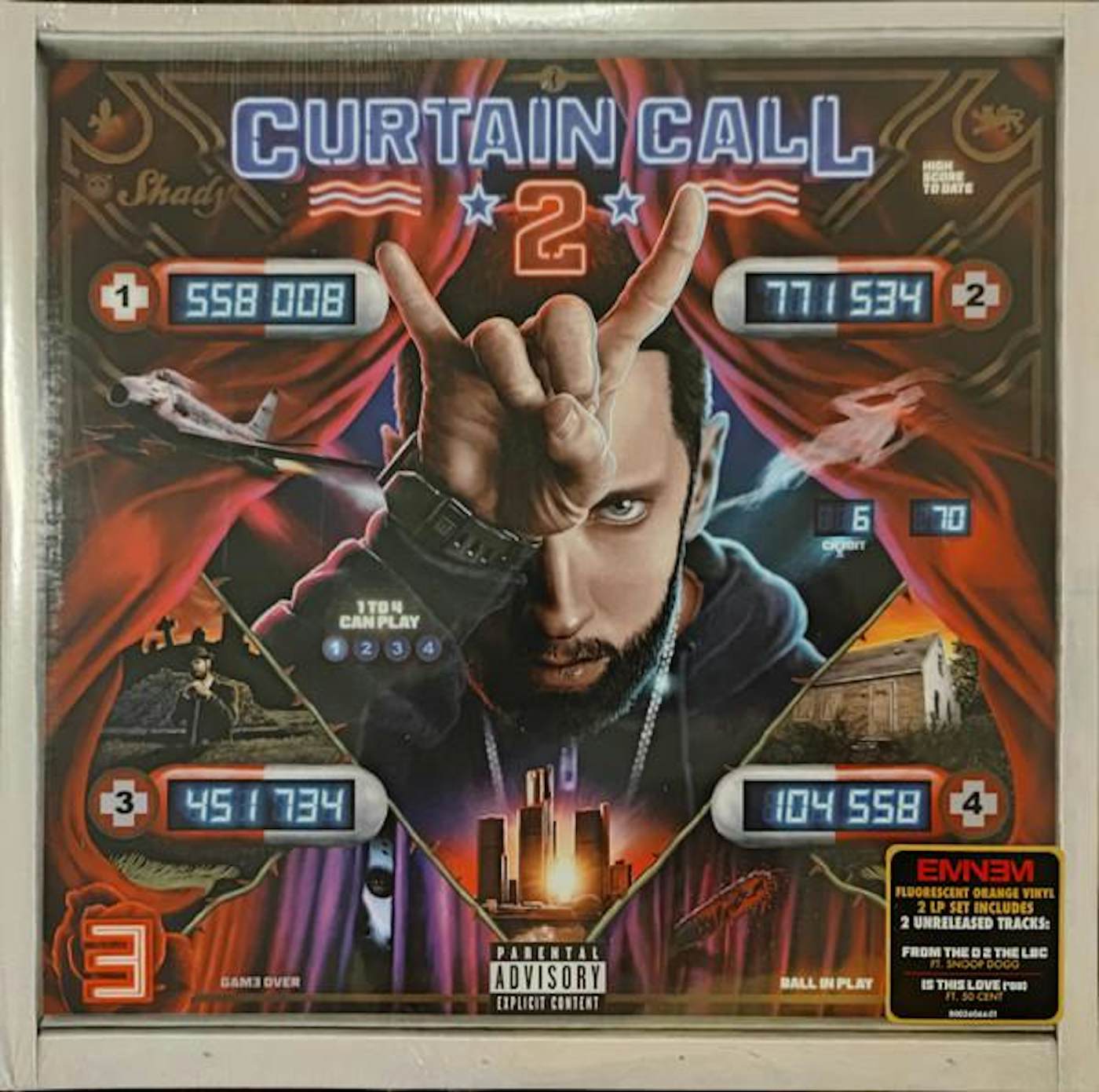 Eminem CURTAIN CALL 2 Vinyl Record