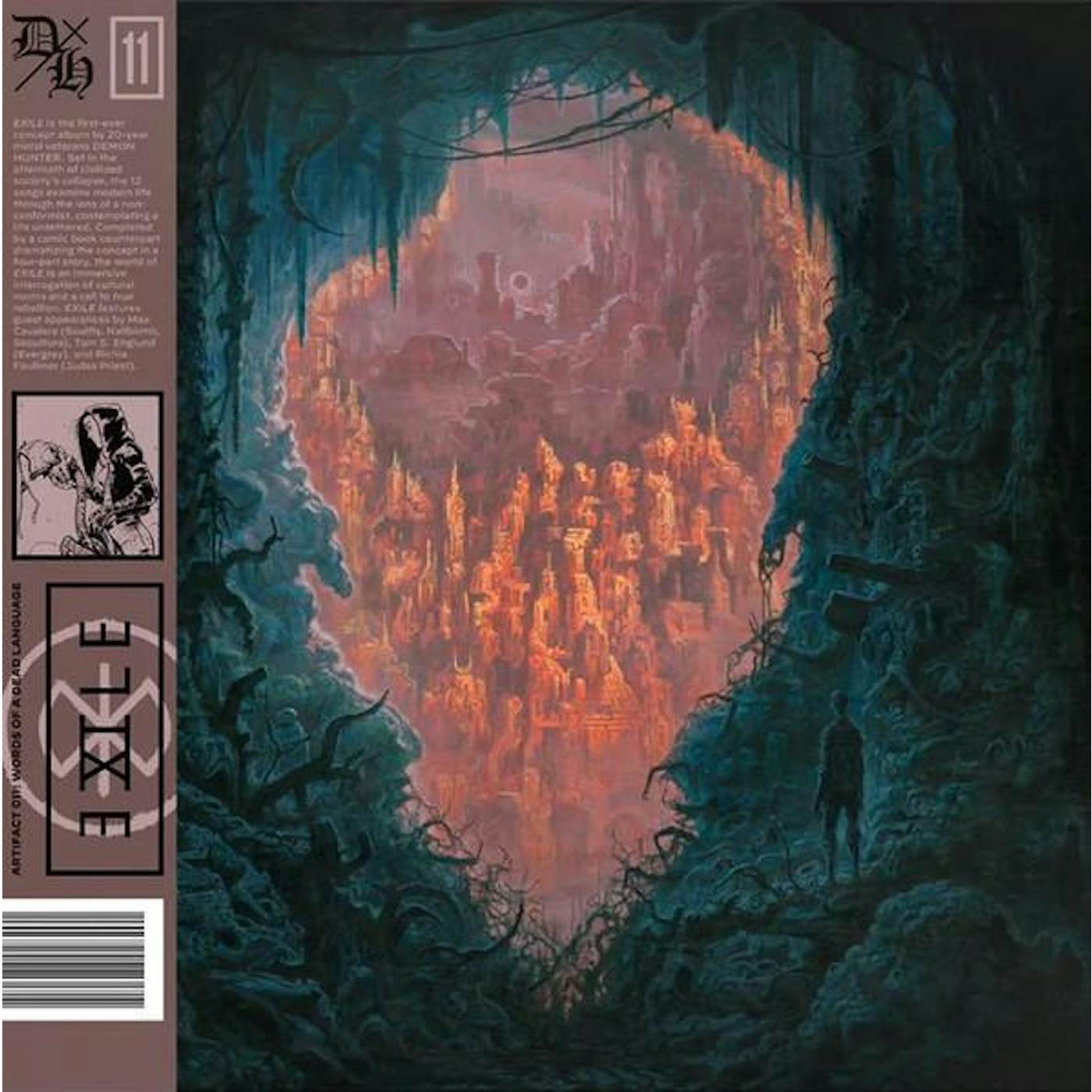 Demon Hunter EXILE (CAVERN BLUE VINYL) Vinyl Record