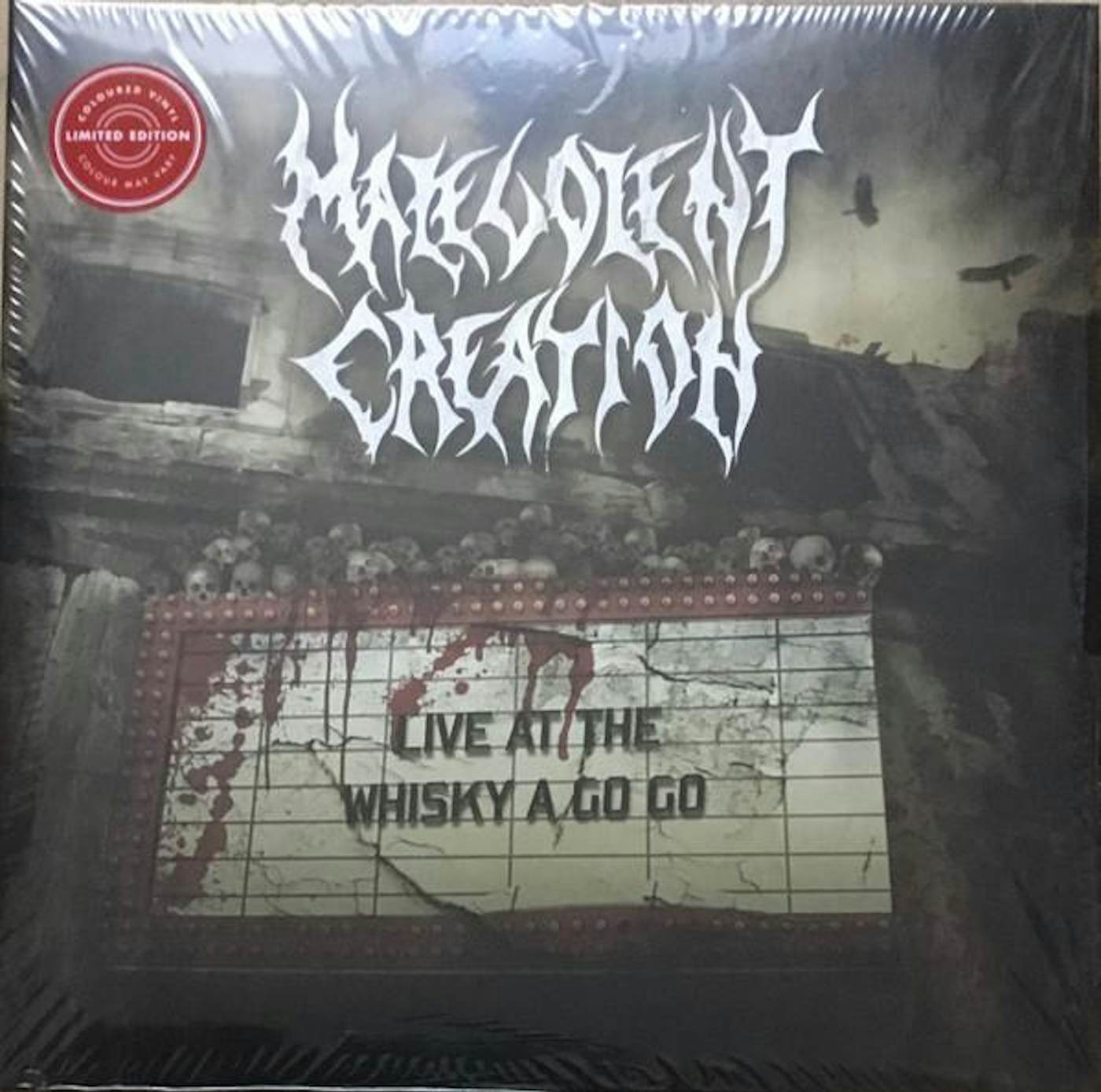 Malevolent Creation LIVE AT WHISKEY A GO GO (CLEAR VINYL) Vinyl Record