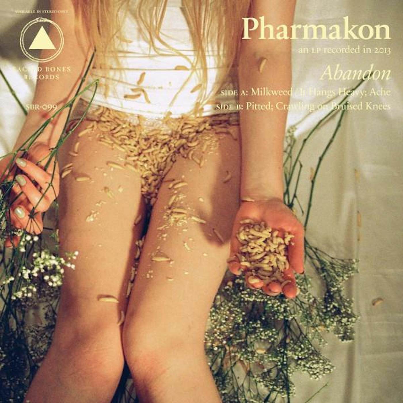 Pharmakon ABANDON (WHITE VINYL) Vinyl Record