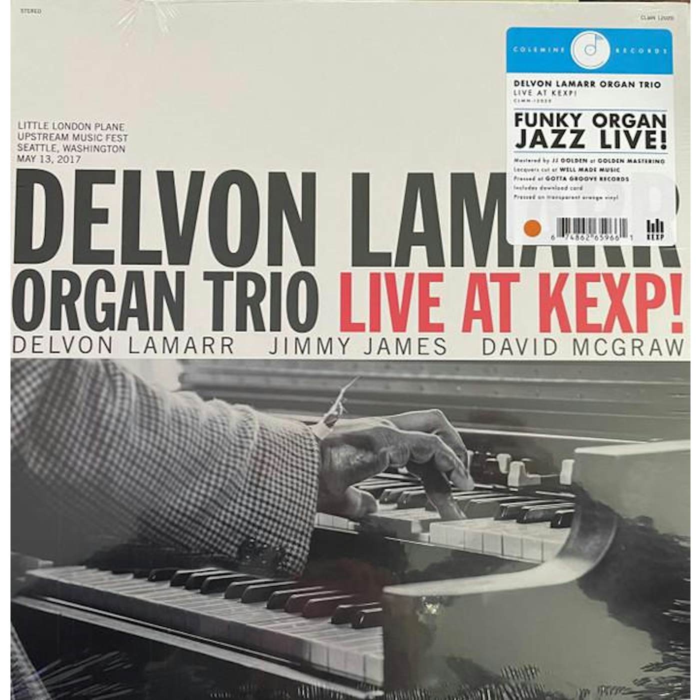 Delvon Lamarr Organ Trio LIVE AT KEXP Vinyl Record