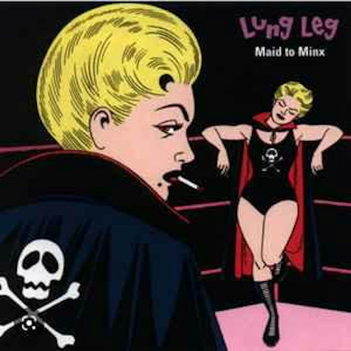 Lung Leg MAID TO MINX (YELLOW VINYL) Vinyl Record