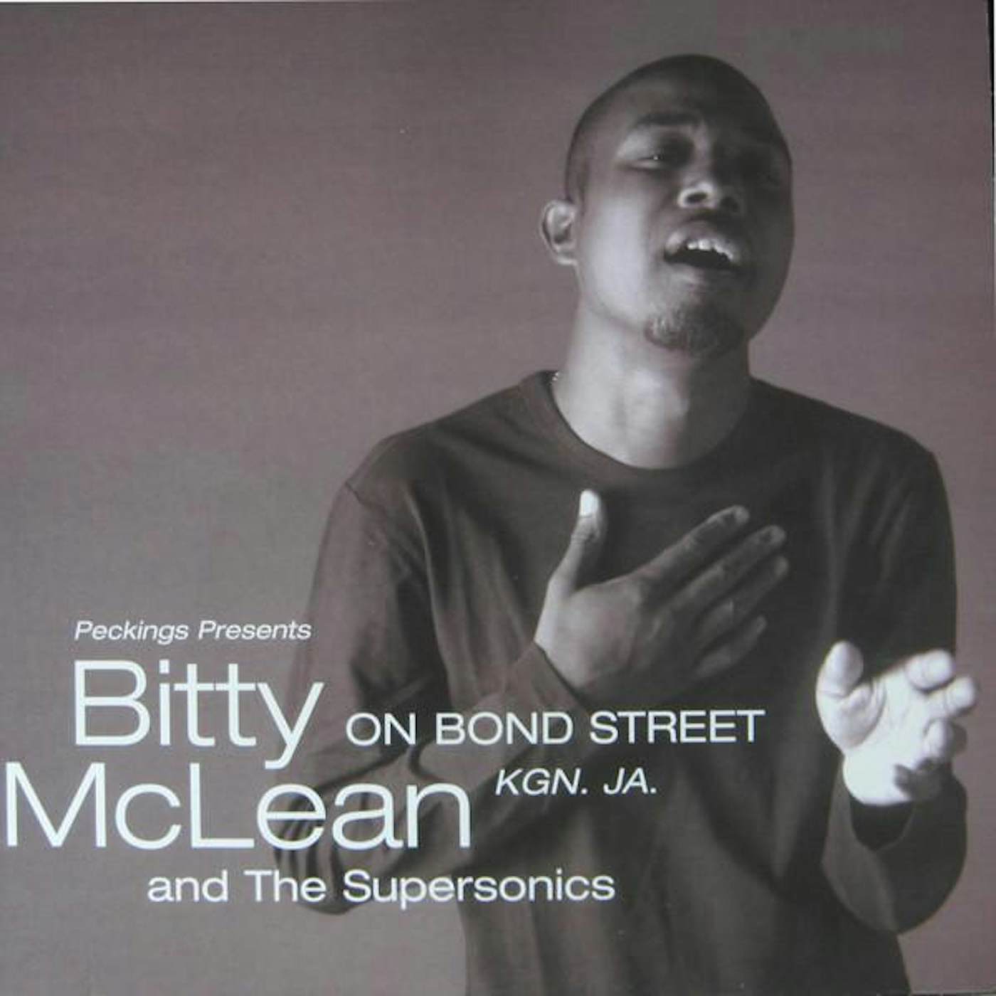 Bitty McLean ON BOND STREET KINGSTON JAMAICA Vinyl Record