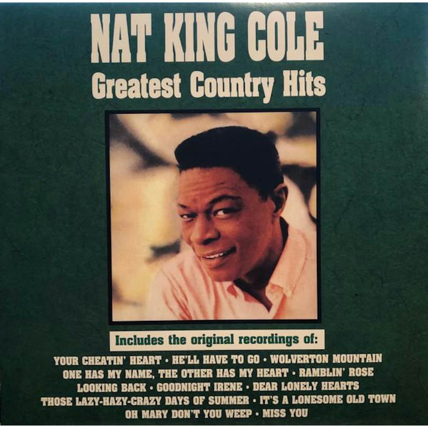 Nat King Cole GREATEST COUNTRY HITS Vinyl Record