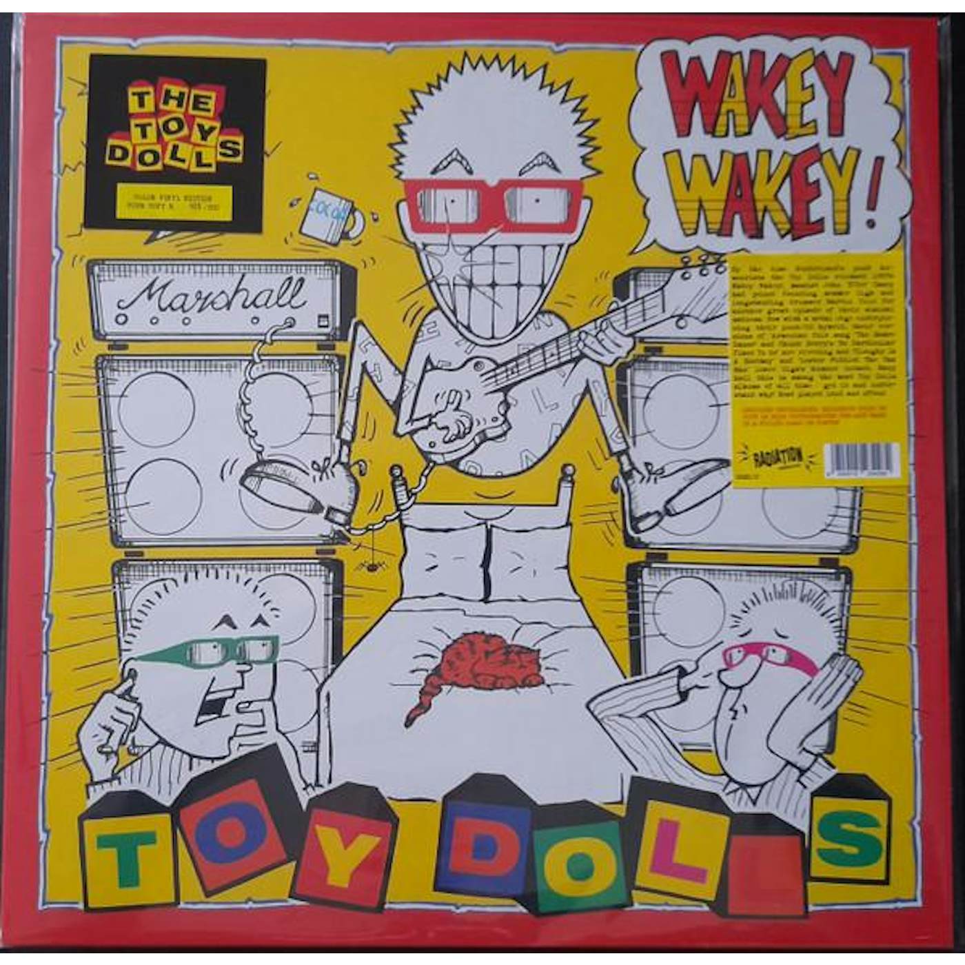 The Toy Dolls WAKEY WAKEY! (ORANGE VINYL) Vinyl Record