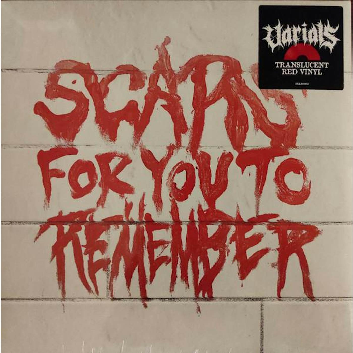 Varials SCARS FOR YOU TO REMEMBER (TRANSLUCENT RED VINYL) Vinyl Record