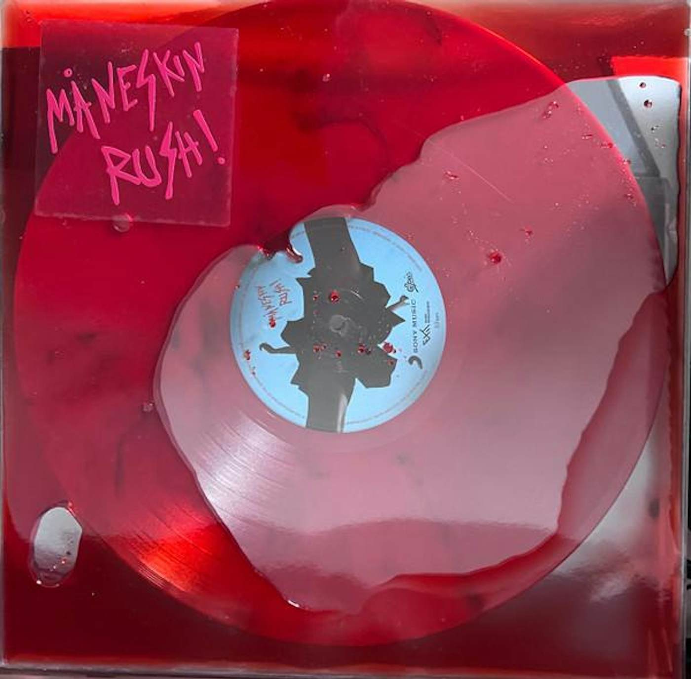 Måneskin RUSH! (DELUXE/RED VINYL/POSTER ) Vinyl Record