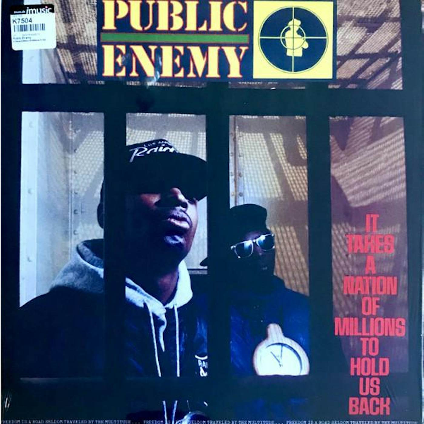 Public Enemy IT TAKES A NATION OF MILLIONS TO HOLD US BACK (HQ VINYL) Vinyl Record