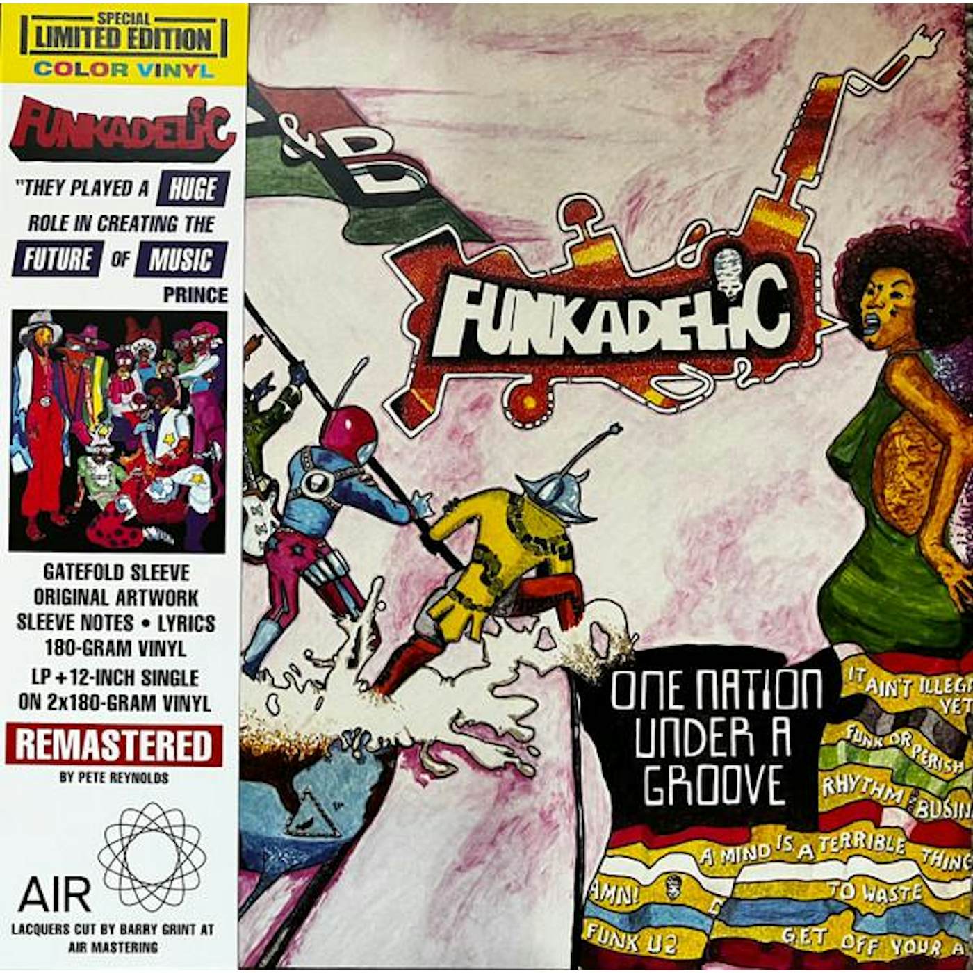 Funkadelic ONE NATION UNDER A GROOVE Vinyl Record