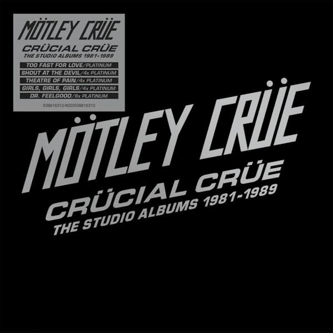 Mötley Crüe CRUCIAL CRUE - THE STUDIO ALBUMS 1981-1989 (LIMITED