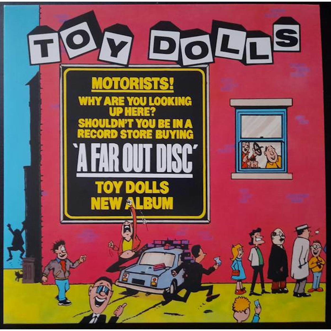 The Toy Dolls FAR OUT DISC (PINK VINYL) Vinyl Record