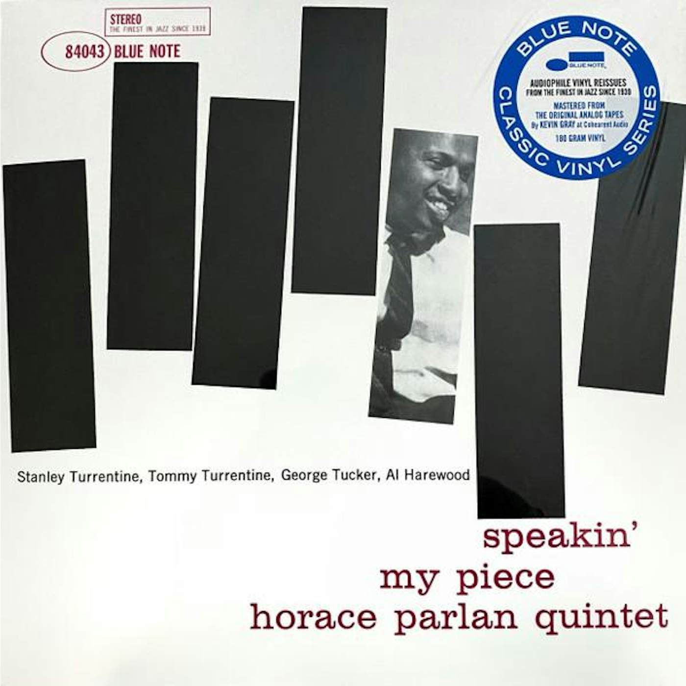 Horace Parlan SPEAKIN MY PIECE (BLUE NOTE CLASSIC SERIES) Vinyl Record