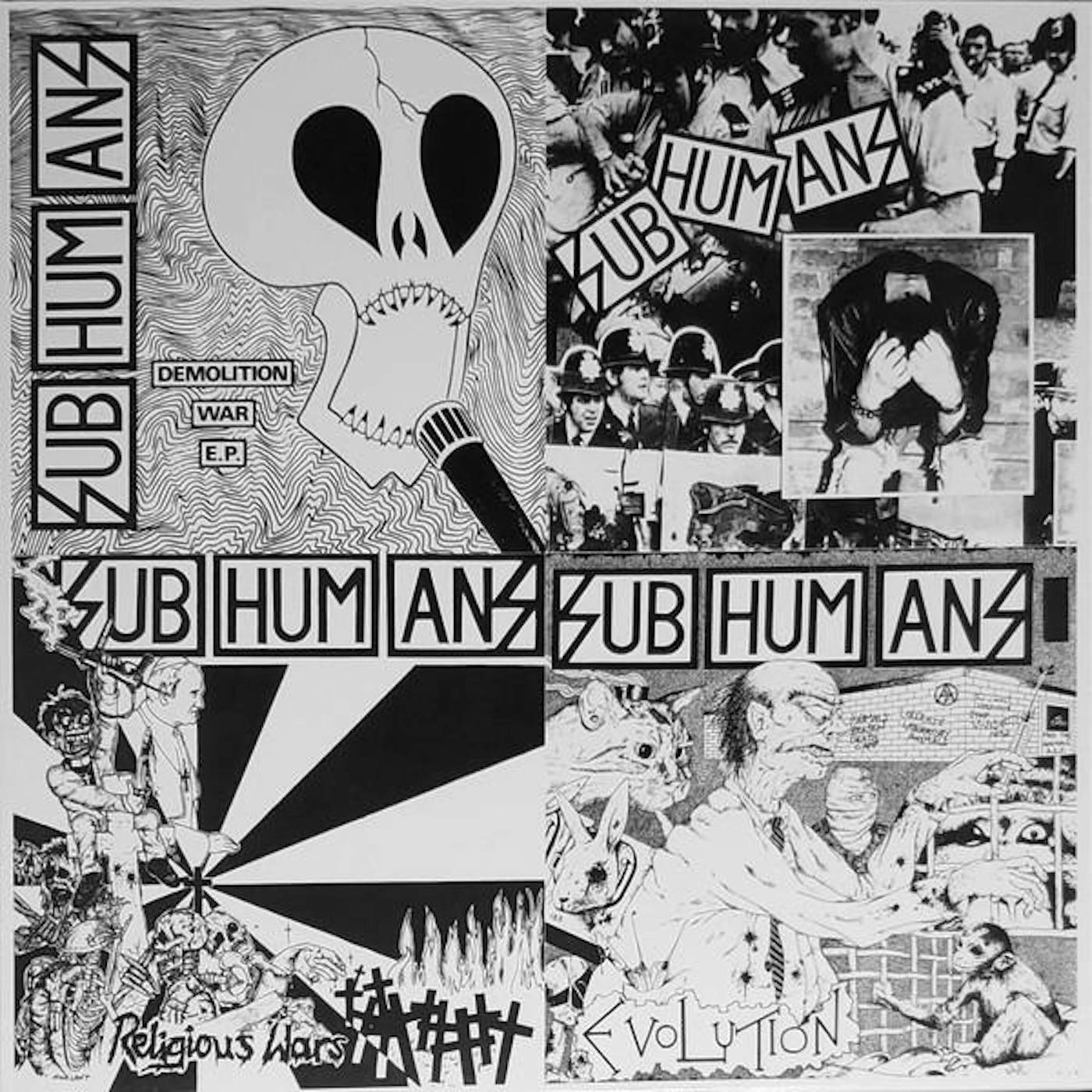 SUBHUMANS EP Vinyl Record