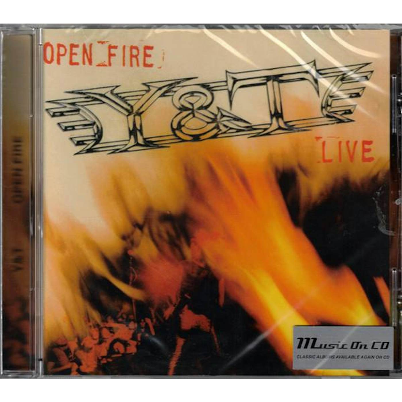 Y&T OPEN FIRE LIVE ALBUM FROM LEGENDARY BAY AREA ROCKERS CD