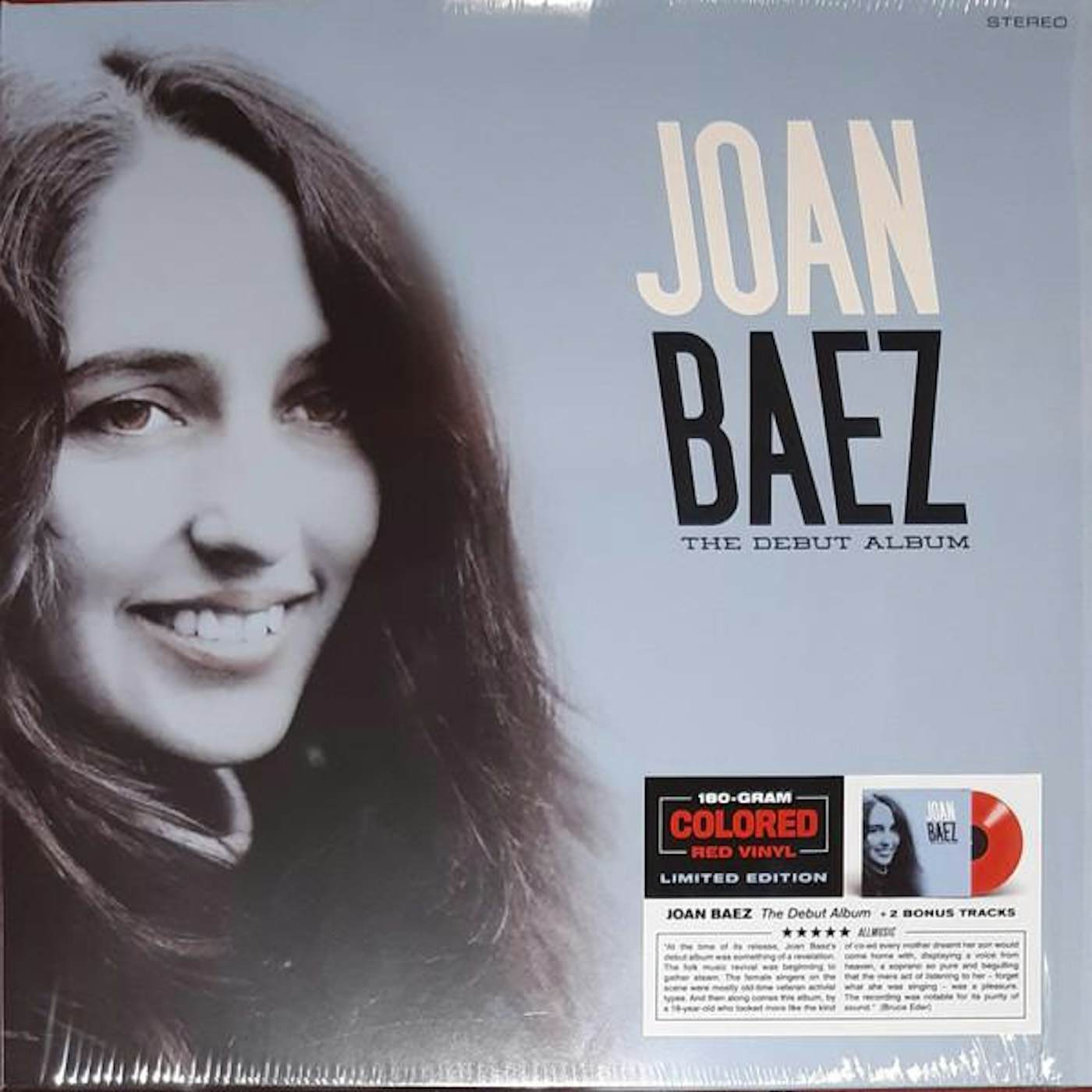 Joan Baez DEBUT ALBUM Vinyl Record