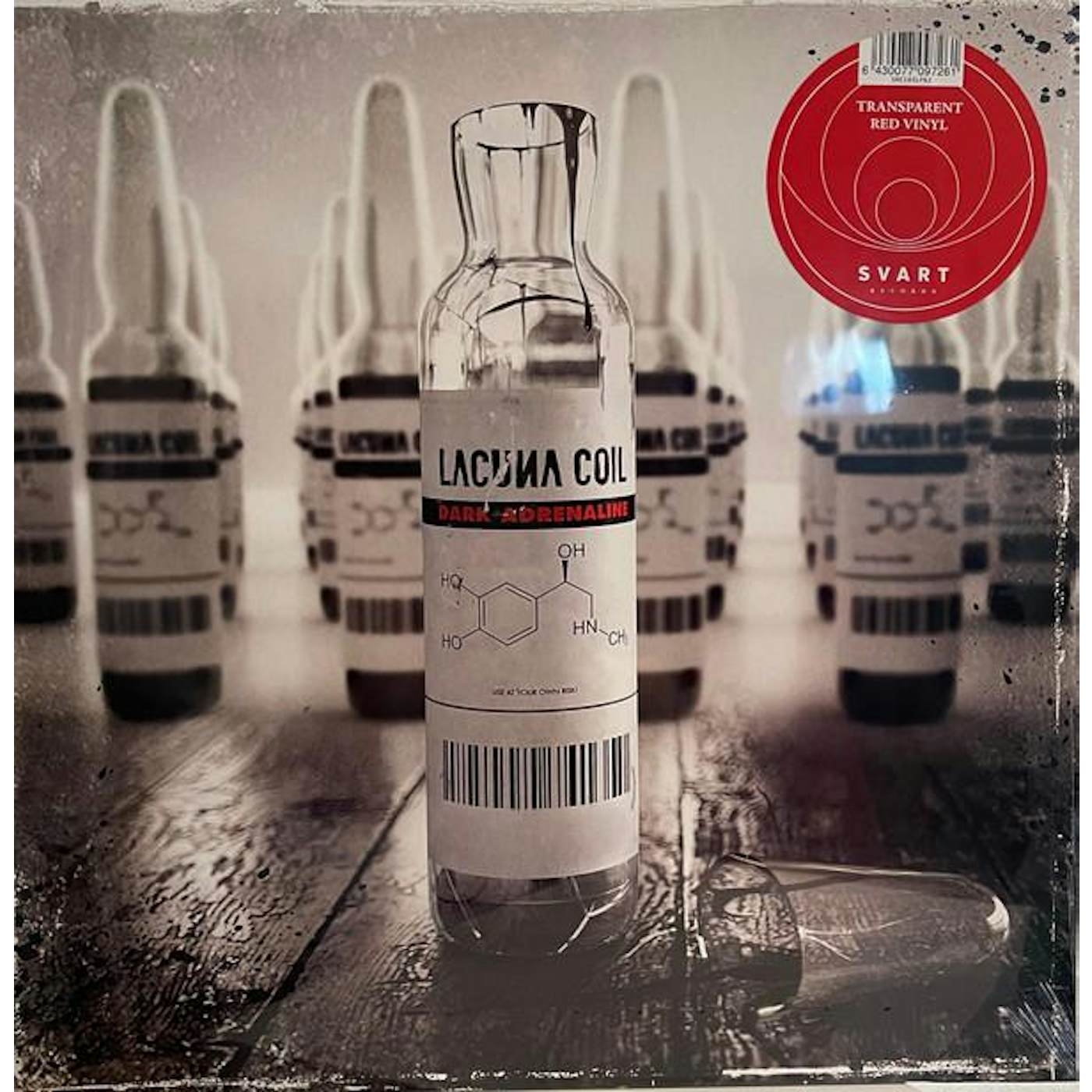 Lacuna Coil DARK ADRENALINE (RED VINYL) Vinyl Record