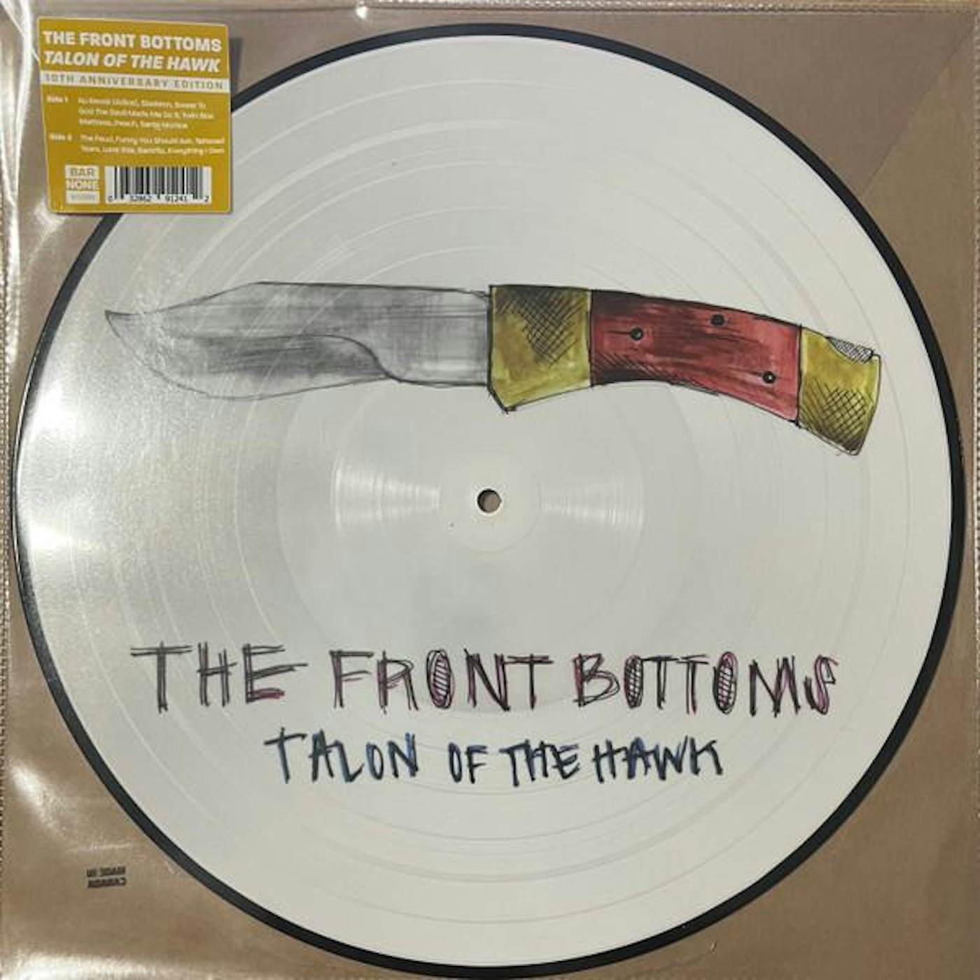 The Front Bottoms TALON OF THE HAWK (10TH ANNIVERSARY PICTURE DISC) Vinyl Record