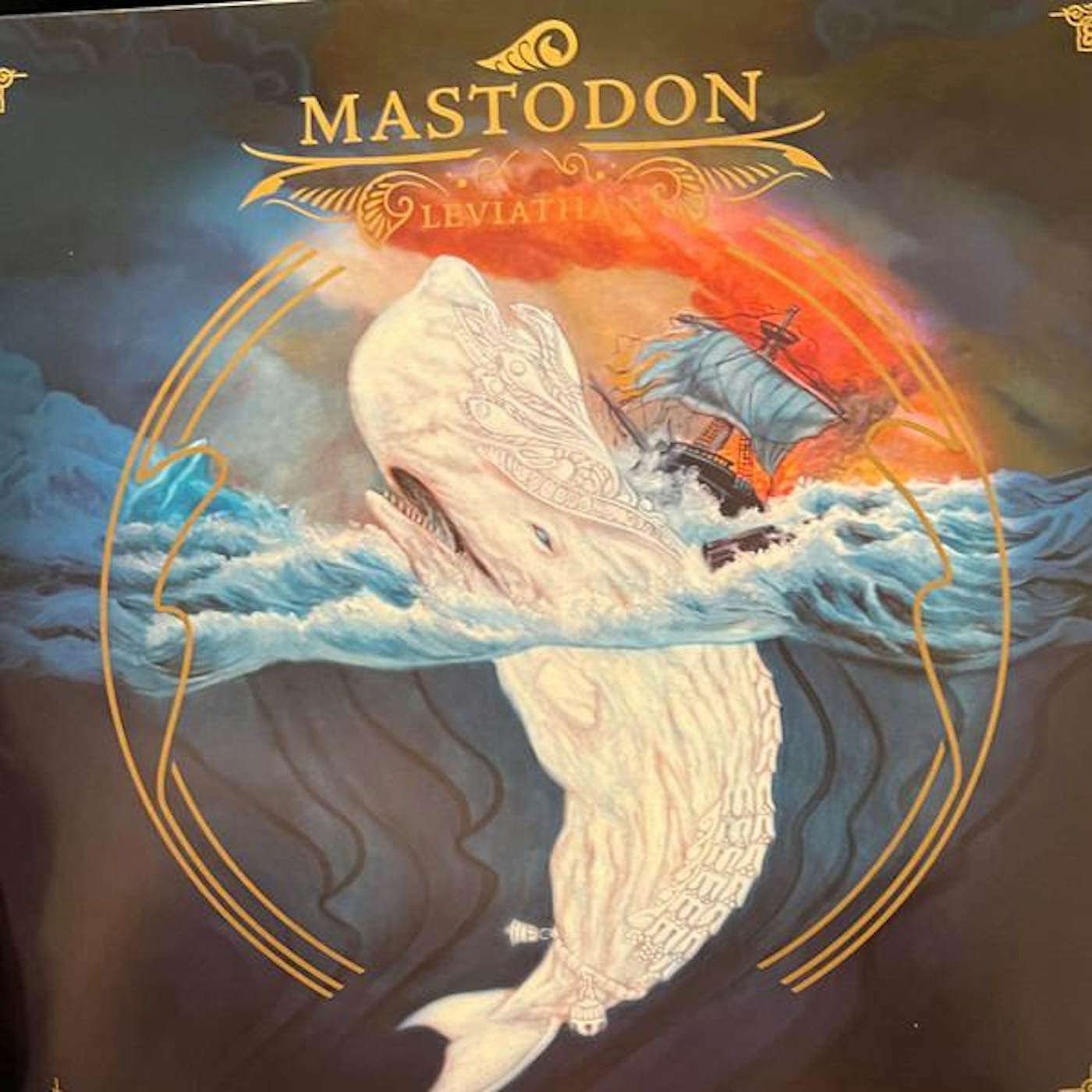Mastodon LEVIATHAN (OPAQUE BLUE VINYL) Vinyl Record