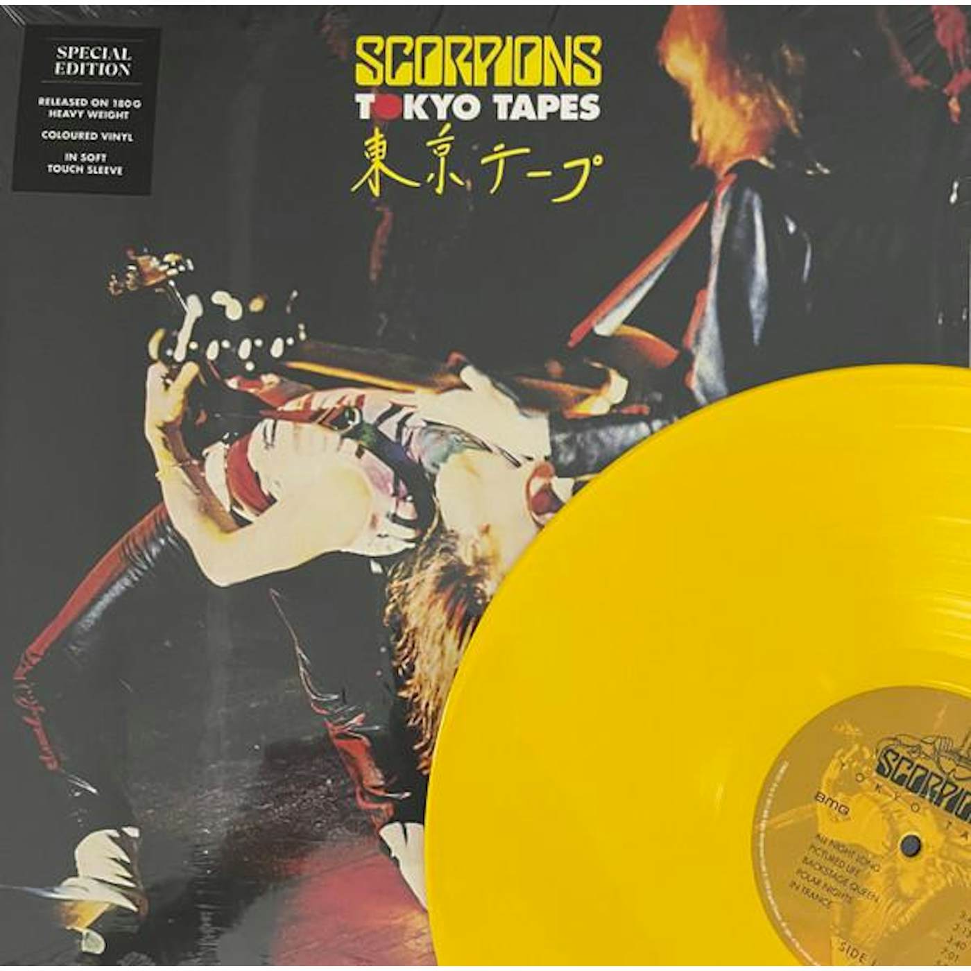 Scorpions TOKYO TAPES (180G/YELLOW VINYL/2LP) Vinyl Record