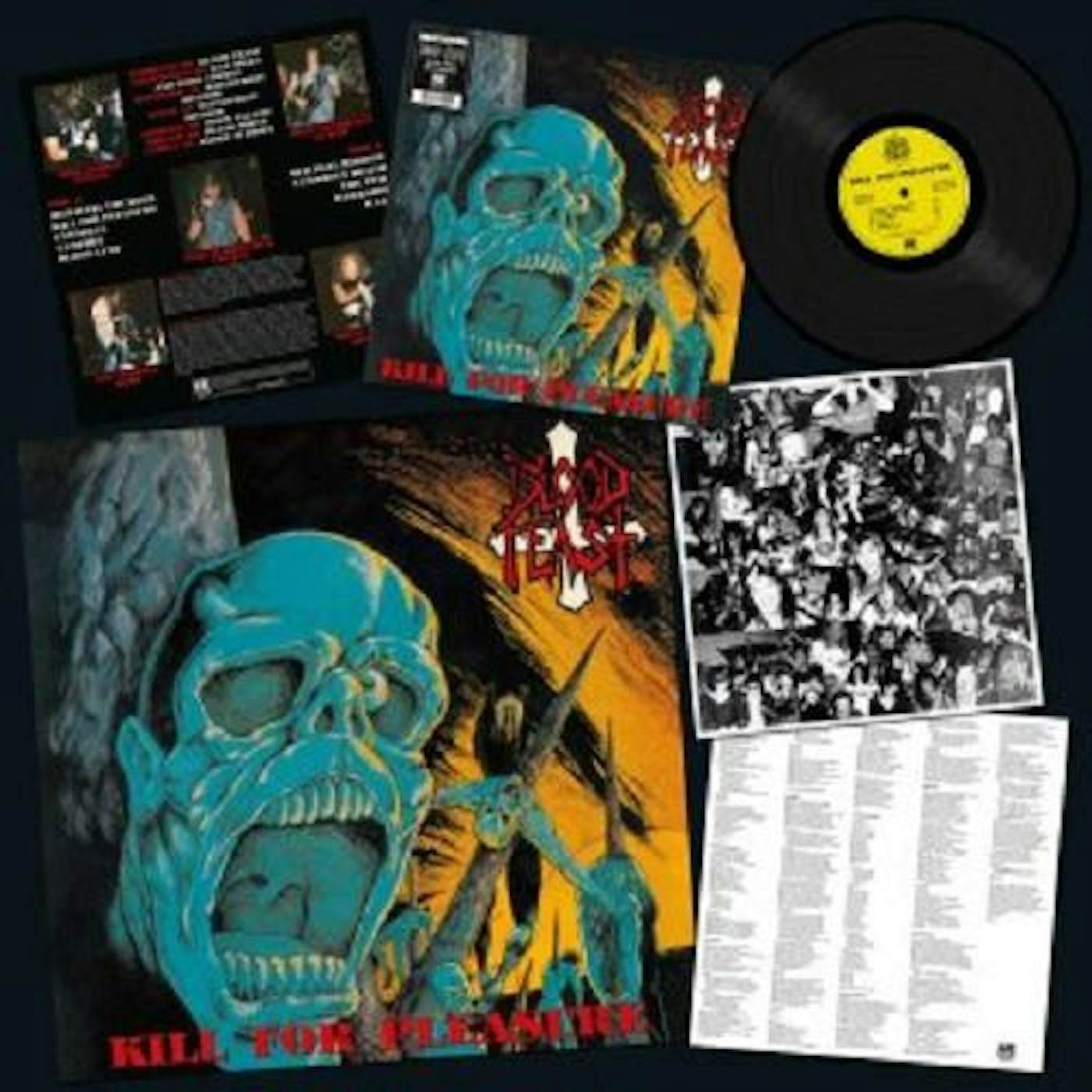 Blood Feast KILL FOR PLEASURE Vinyl Record