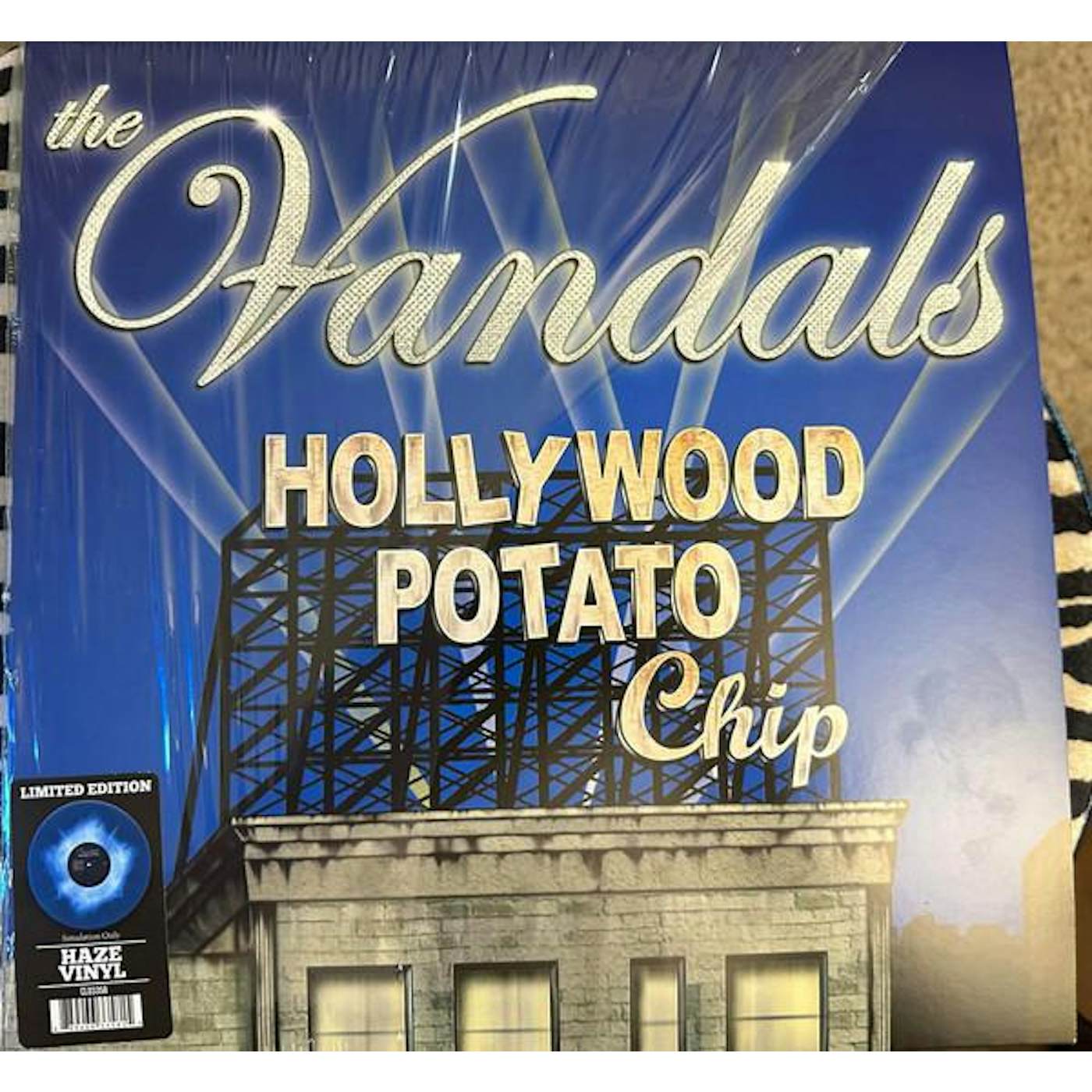 The Vandals  HOLLYWOOD POTATO CHIP (BLUE/WHITE HAZE VINYL) Vinyl Record