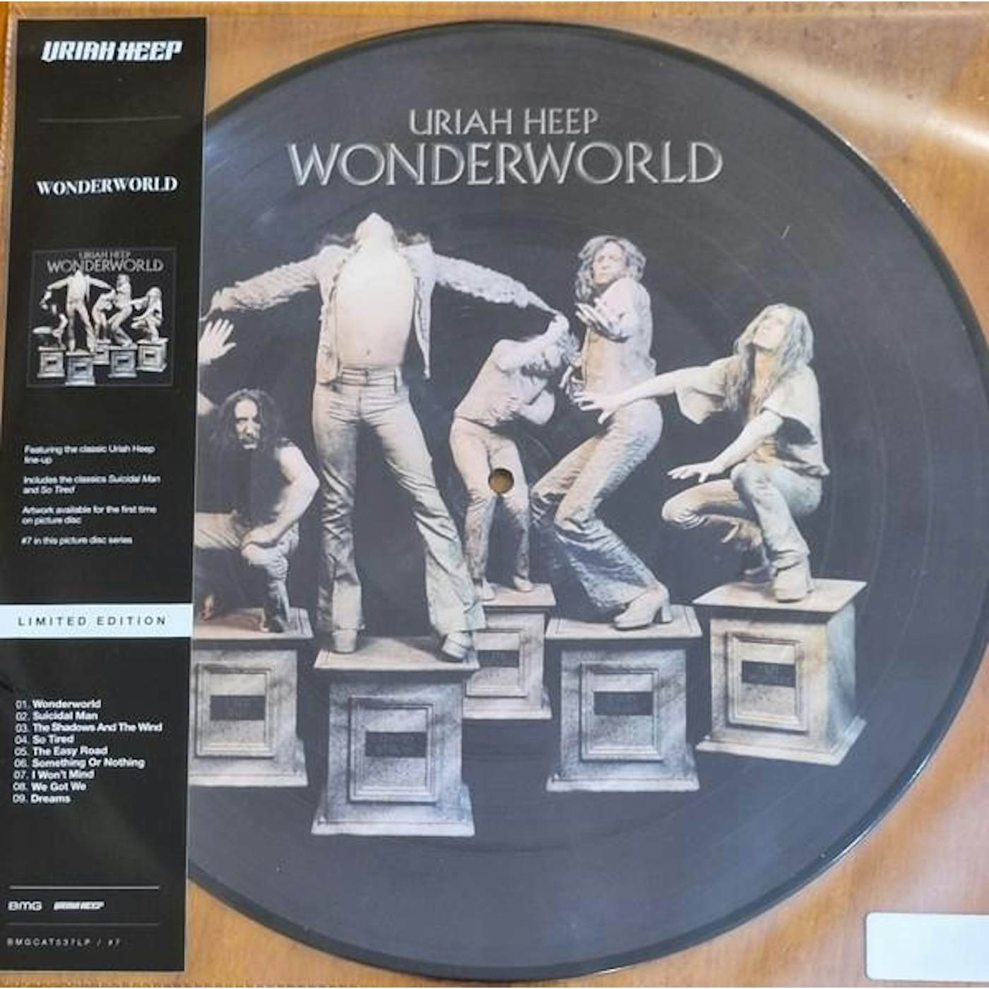 Uriah Heep WONDERWORLD Vinyl Record