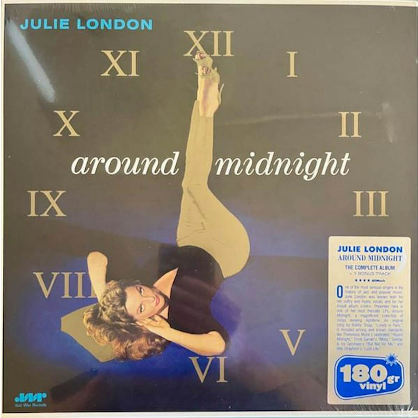 Julie London AROUND MIDNIGHT Vinyl Record