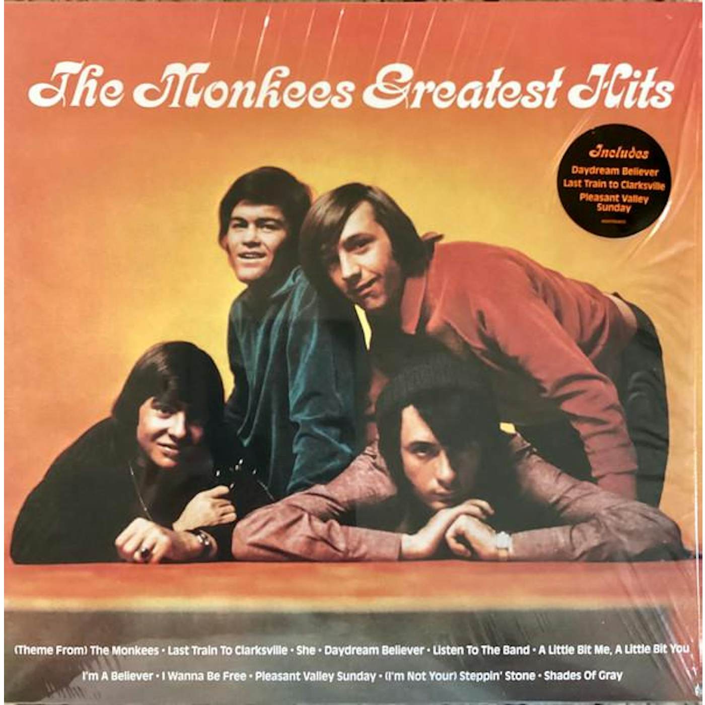 The Monkees GREATEST HITS Vinyl Record