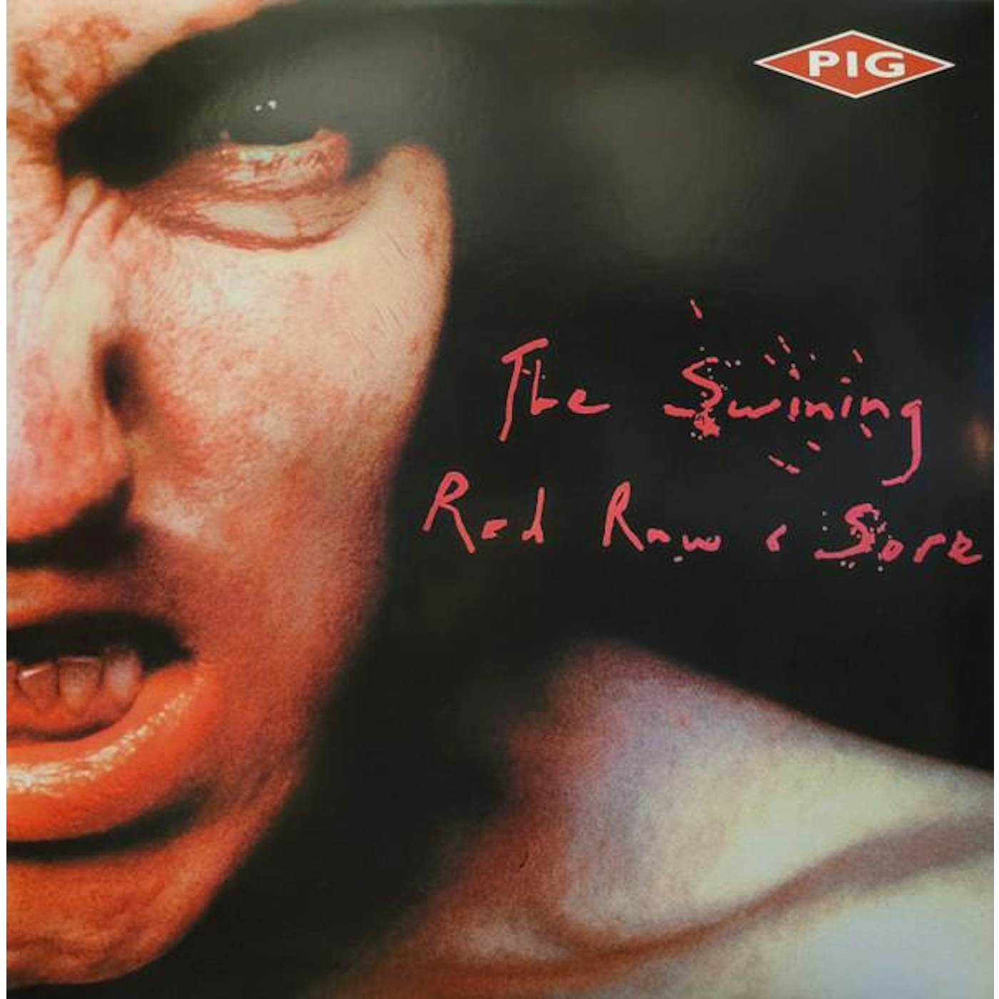 PIG Swining-red Raw & Sore (Red/Black Splatter Vinyl/Reissue/2LP) Vinyl Record