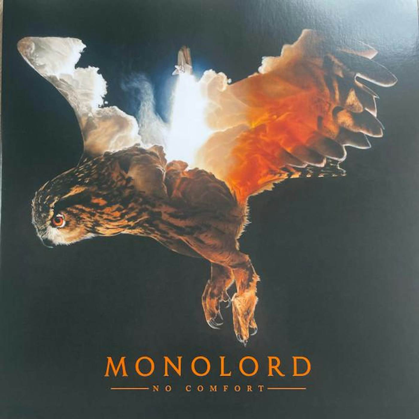 Monolord NO COMFORT (MILKY CLEAR WITH BLACK & HALLOWEEN ORANGE COLOR TWIST VINYL/2LP) Vinyl Record