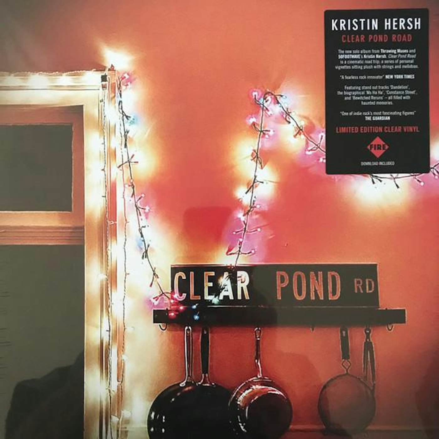 Kristin Hersh Clear Pond Road (Clear) Vinyl Record