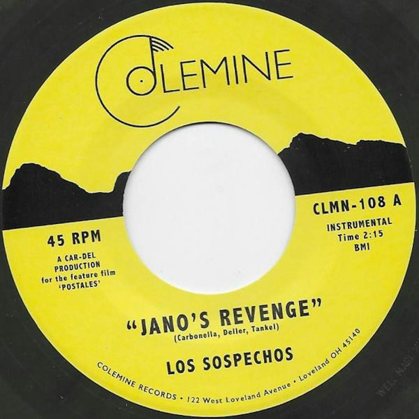 Los Sospechos JANO'S REVENGE / MIRROR DOO Vinyl Record