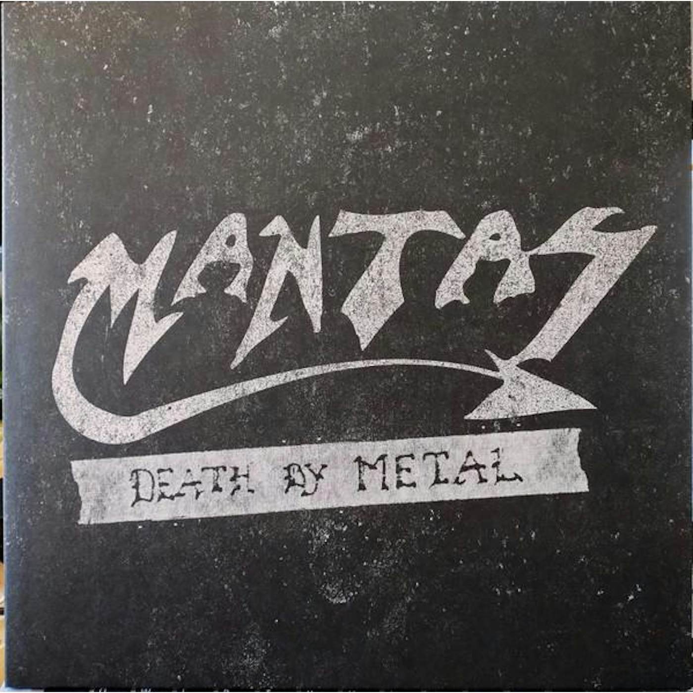 Mantas DEATH BY METAL (WHITE WITH BLACK SPLATTER VINYL) Vinyl Record