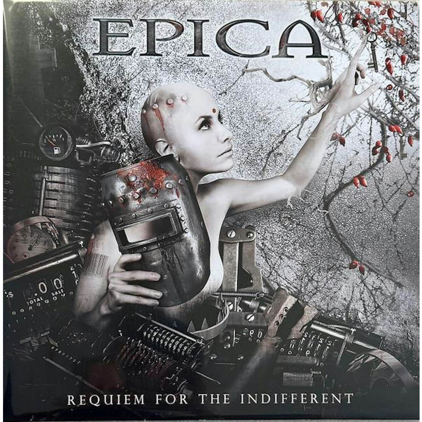 Epica Requiem For The Indifferent (Transparent Red) Vinyl Record