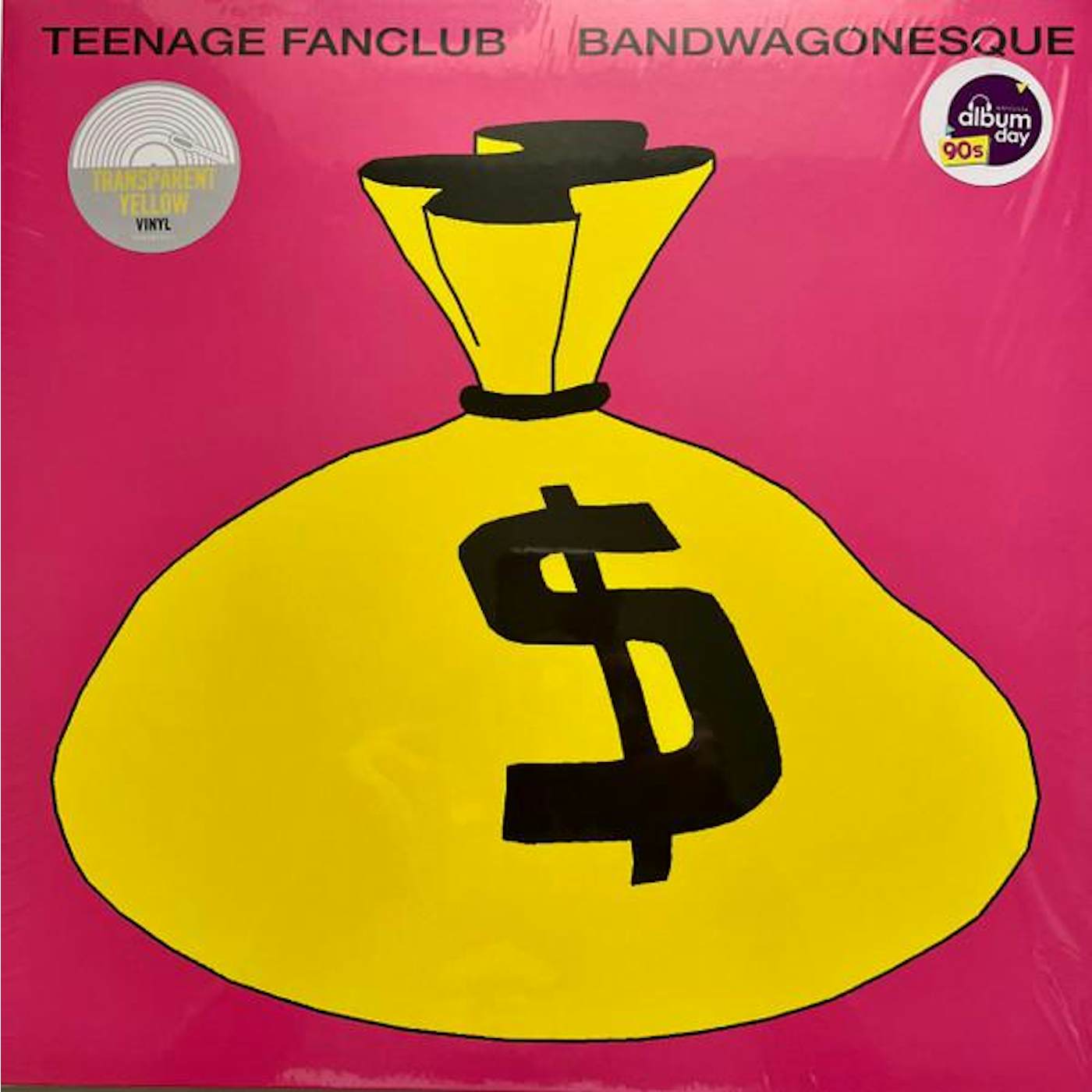 Teenage Fanclub BANDWAGONESQUE (TRANSPARENT YELLOW) Vinyl Record