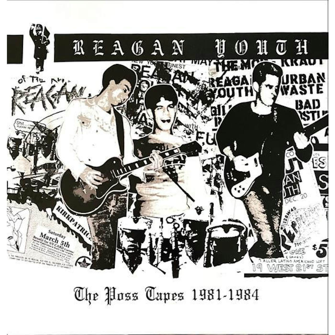 Reagan Youth The Poss Tapes - 1981-1984 (Blue) Vinyl Record