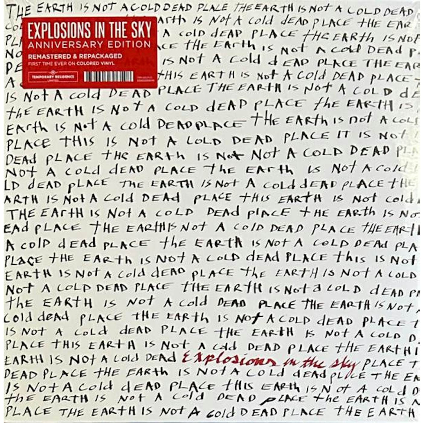 Explosions In The Sky EARTH IS NOT A COLD DEAD PLACE (ANNIVERSARY EDITION/2LP/OPAQUE RED VINYL) Vinyl Record