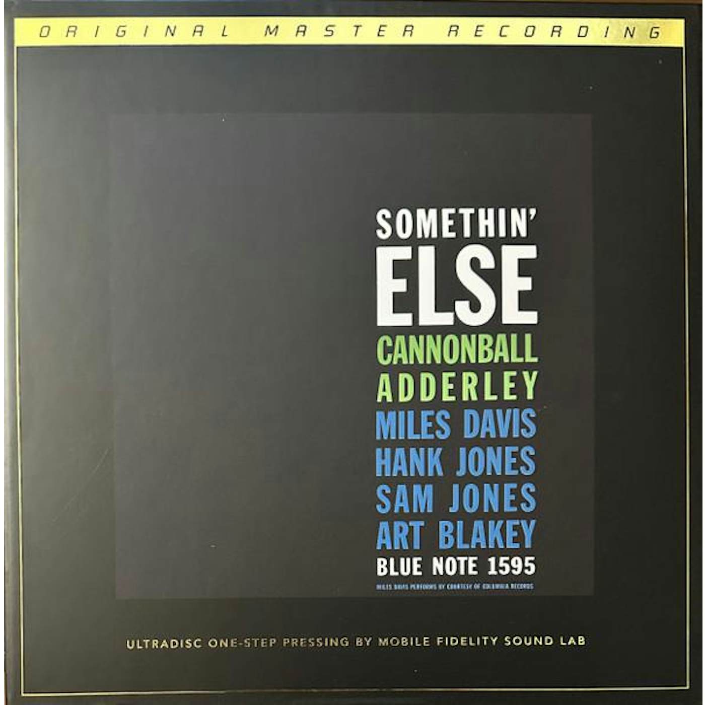 Cannonball Adderley SOMETHIN' ELSE (2LP/180G/45RPM SUPERVINYL ULTRADISC ONE-STEP/ORIGINAL MASTERS/LIMITED/NUMBERED) Vinyl Record