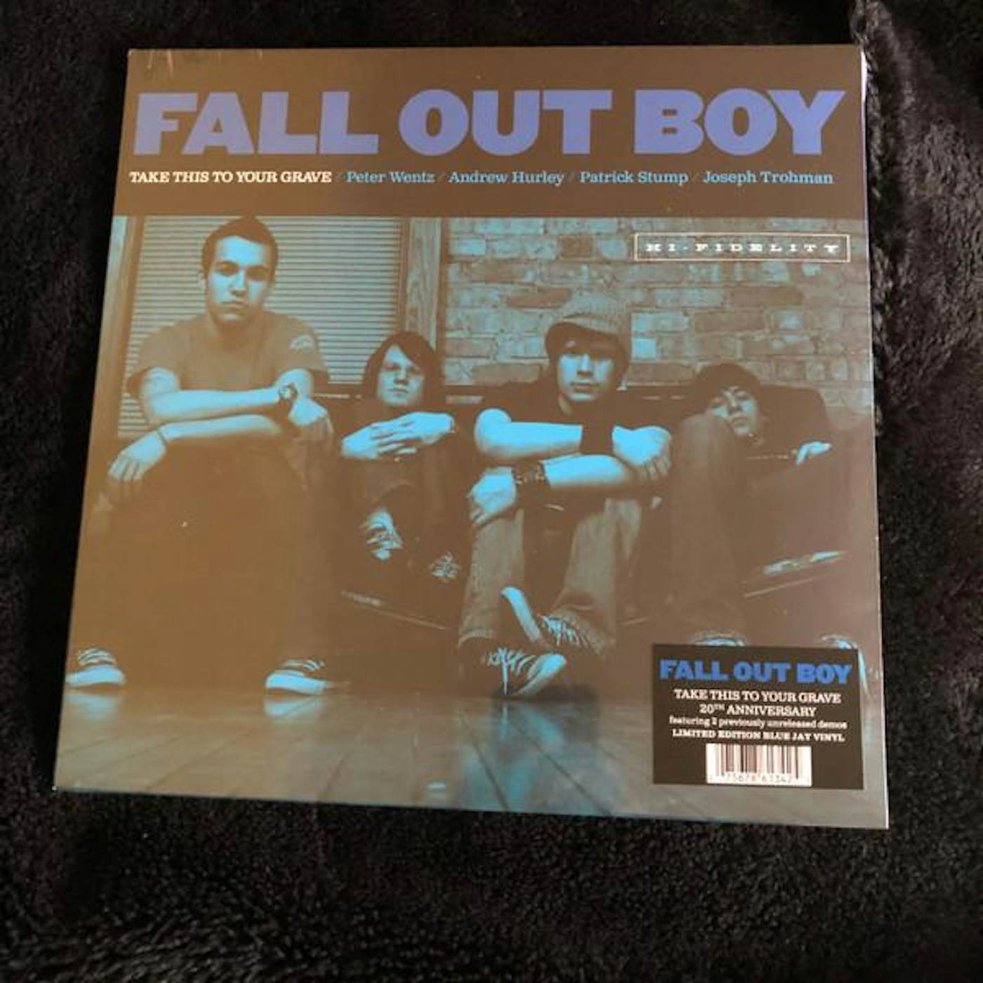 Fall Out Boy TAKE THIS TO YOUR GRAVE (20TH ANNIVERSARY/BLUE JAY VINYL) Vinyl Record