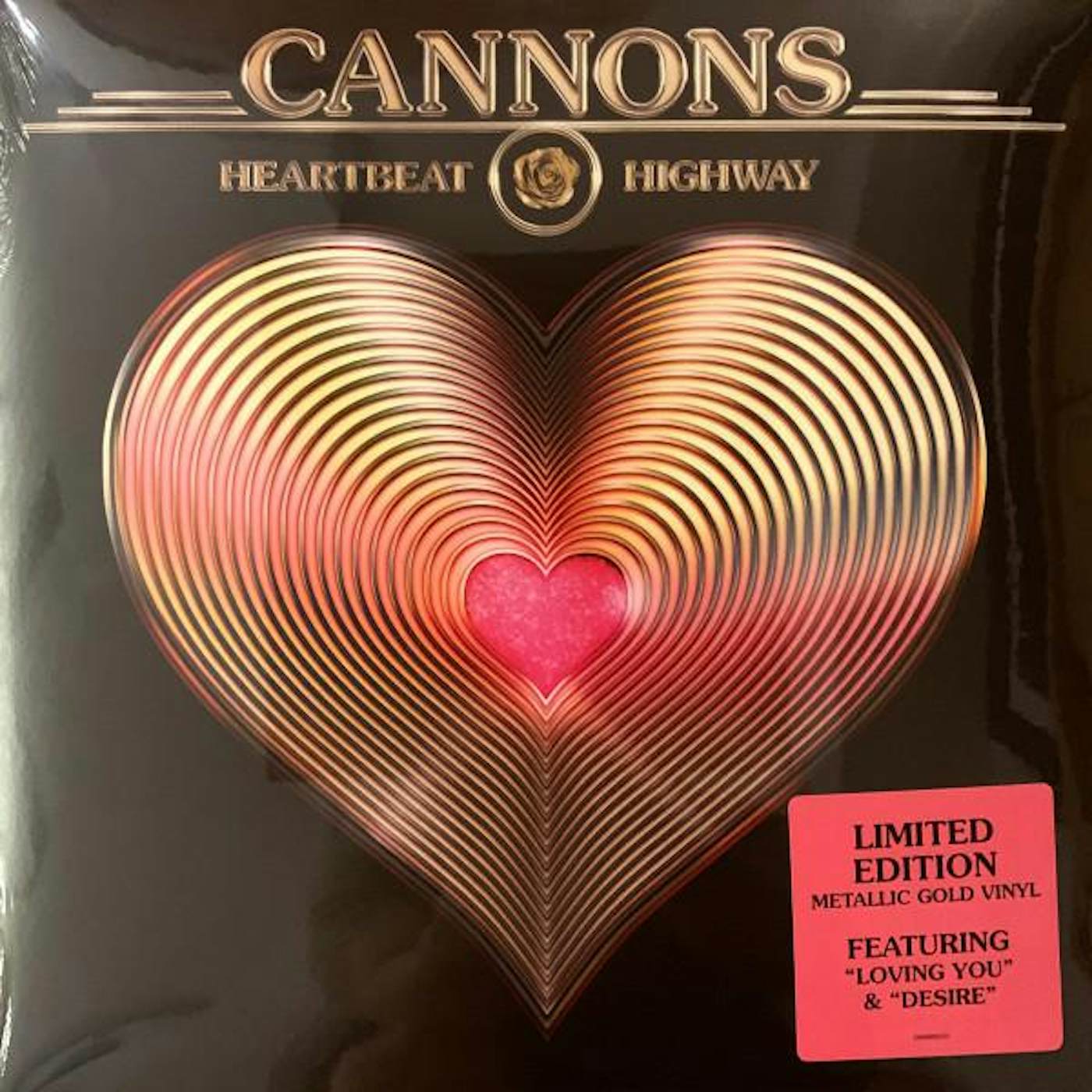 Cannons Heartbeat Highway (150G/Metallic Gold) Vinyl Record