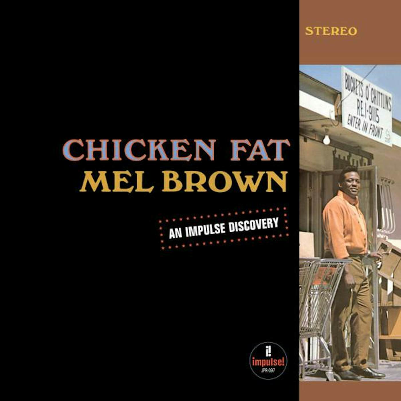Mel Brown Chicken Fat (Orange) Vinyl Record