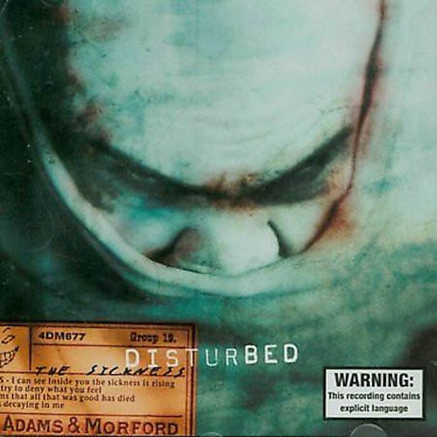 Disturbed SICKNESS CD