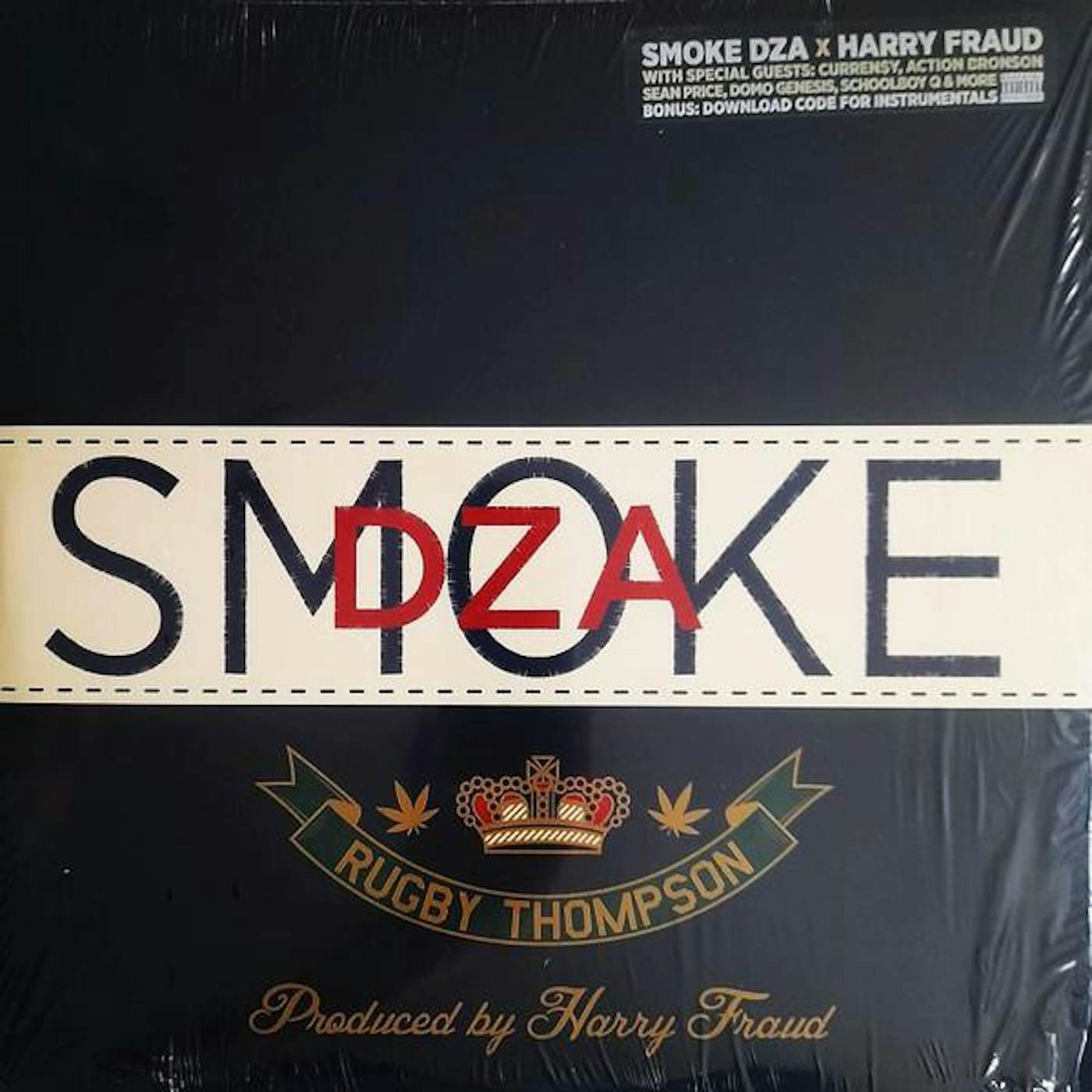 Smoke DZA RUGBY THOMPSON (SMOKE FILLED VINYL/2LP) (RSD) Vinyl Record
