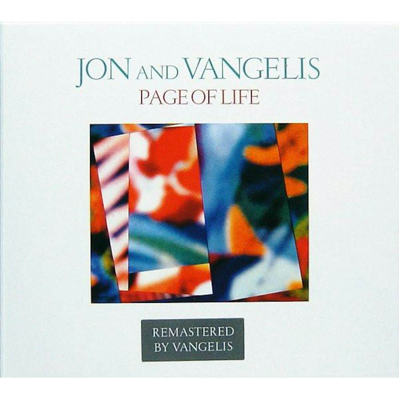 Jon & Vangelis PAGE OF LIFE: OFFICIAL VANGELIS SUPERVISED REMASTERED EDITION CD