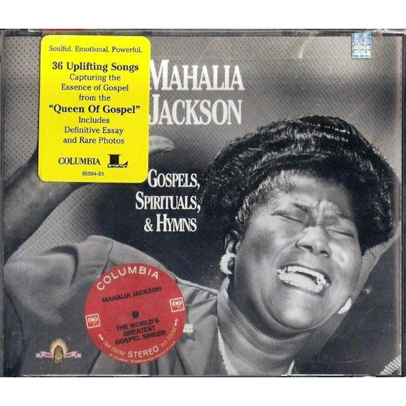 Mahalia Jackson GOSPELS SPIRITUALS & HYMNS CD