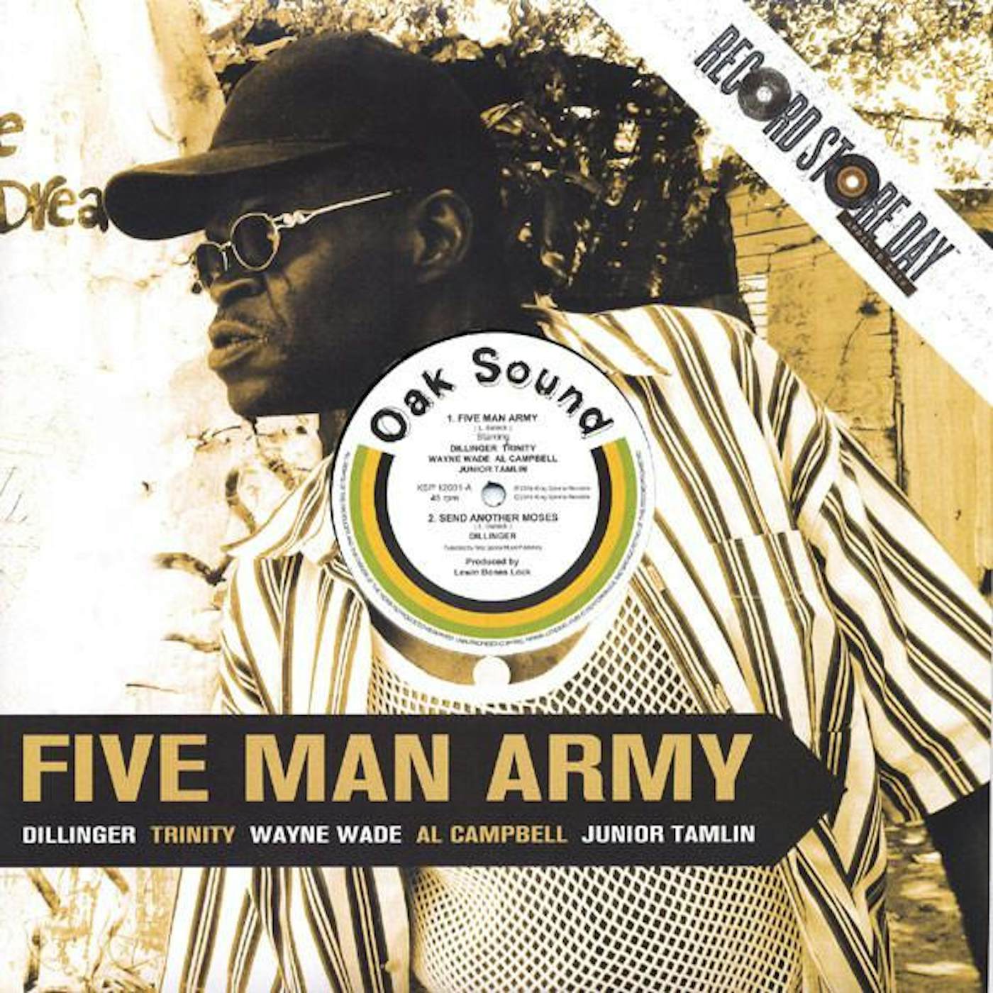 DILLINGER / TRINITY / WAYNE WADE / AL CAMPBELL FIVE MAN ARMY Vinyl Record