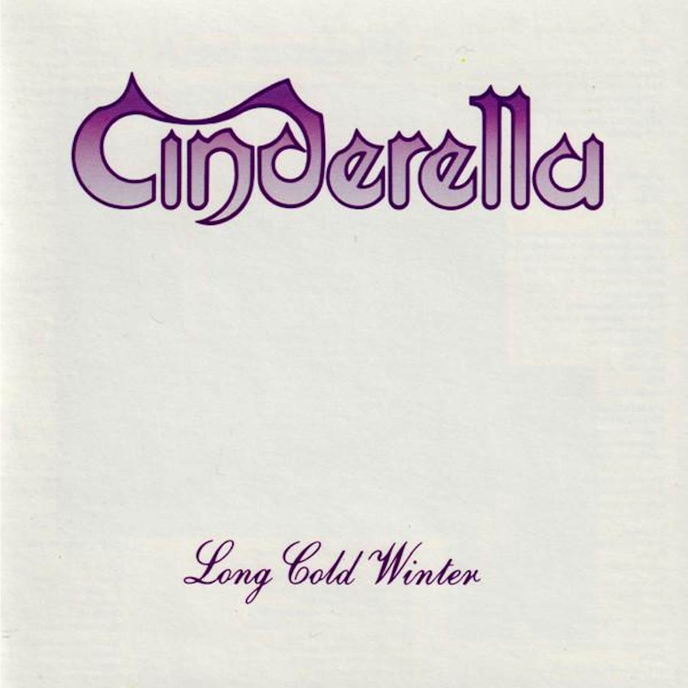 Cinderella LONG COLD WINTER CD
